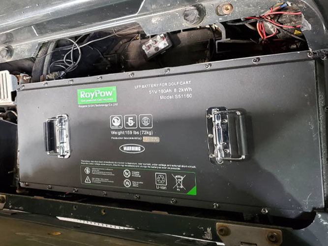48v lithium battery pack 160ah, lifep04 li-ion golf cart battery pack